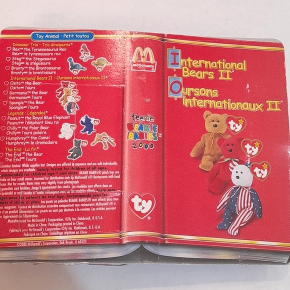 💗 New Rare 🐻 Germania Mcds TY Beanie Bear - Picture 3 of 3